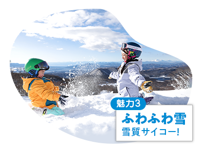 魅力3・ふわふわ雪